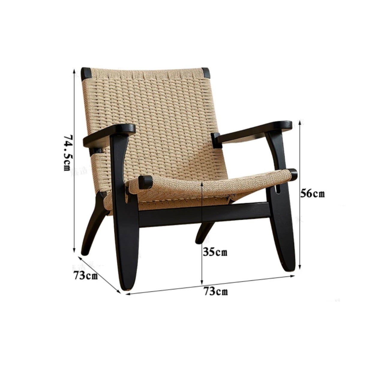 Hans Wegner Style CH25 Easy Chair