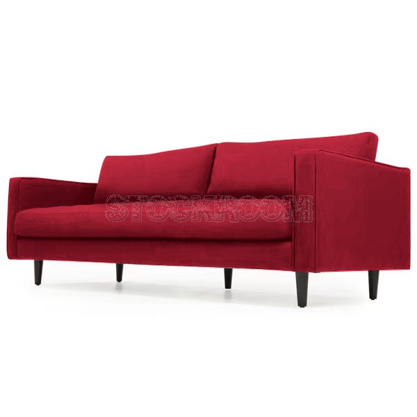 Haralson Fabric / Leather Sofa - 2 & 3 Seater