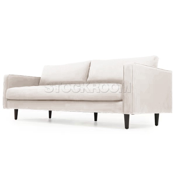 Haralson Fabric / Leather Sofa - 2 & 3 Seater