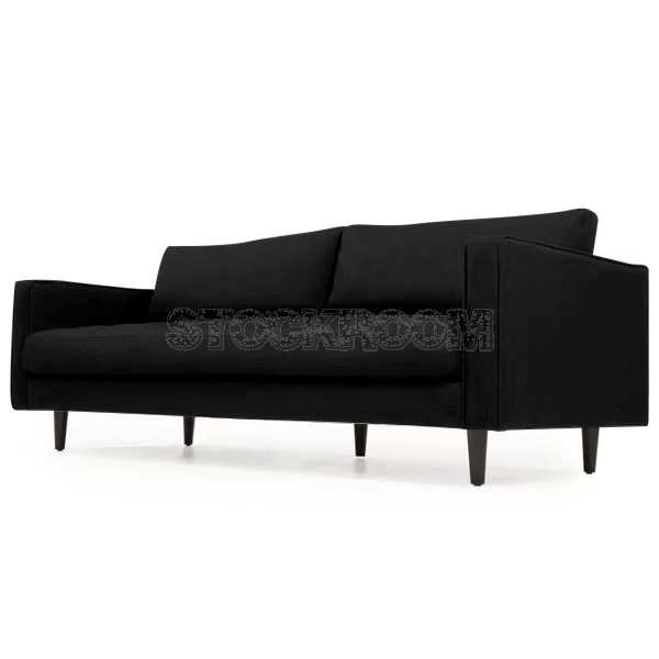 Haralson Fabric / Leather Sofa - 2 & 3 Seater