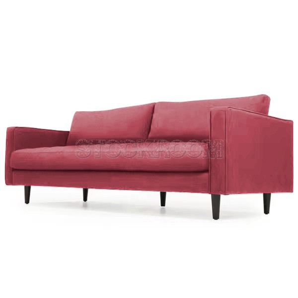 Haralson Fabric / Leather Sofa - 2 & 3 Seater