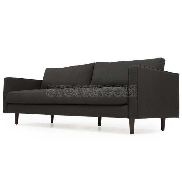 Haralson Fabric / Leather Sofa - 2 & 3 Seater