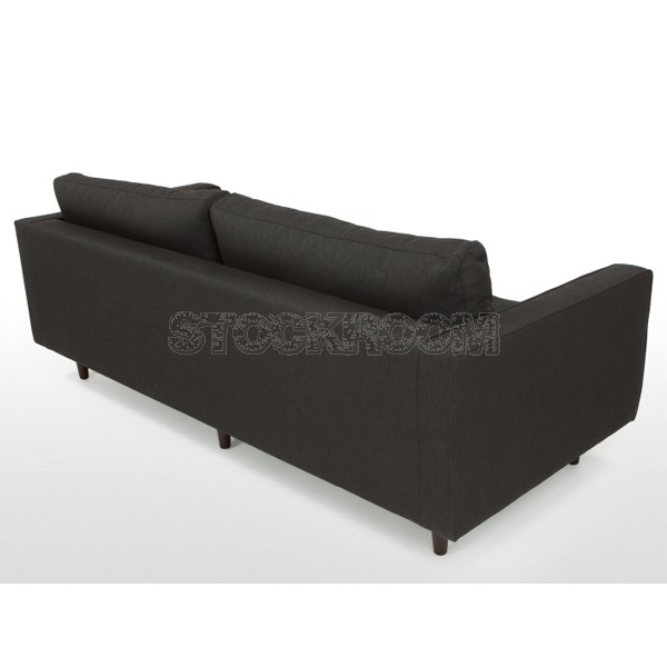 Haralson Fabric / Leather Sofa - 2 & 3 Seater