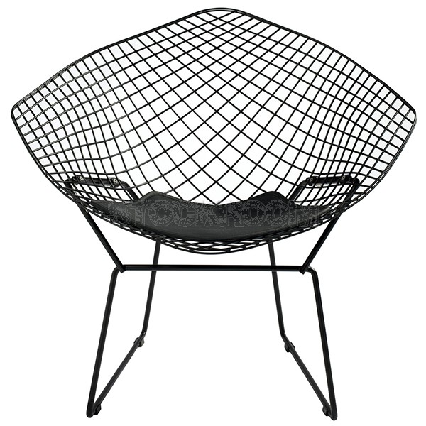 Bertoia Style Diamond Lounge Chair