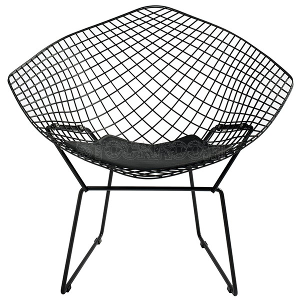 Bertoia Style Diamond Lounge Chair
