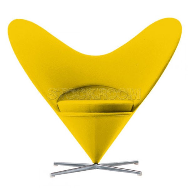 Verner Panton Style Heart Cone Chair