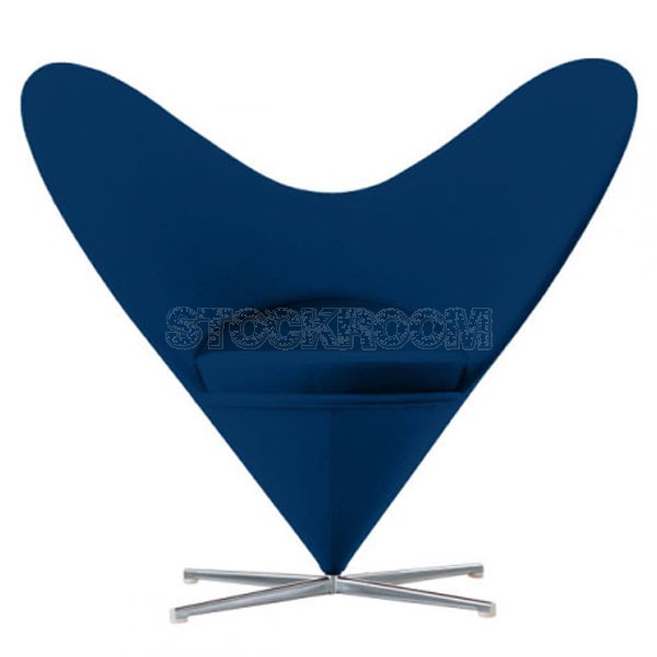 Verner Panton Style Heart Cone Chair