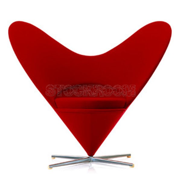 Verner Panton Style Heart Cone Chair