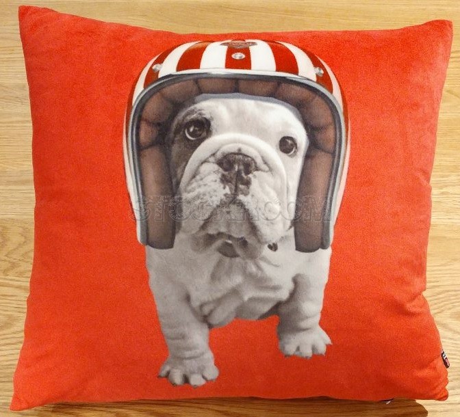 Helmet Bulldog Cushion
