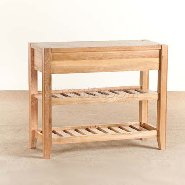 Helord Solid Oak Wood Cabinet