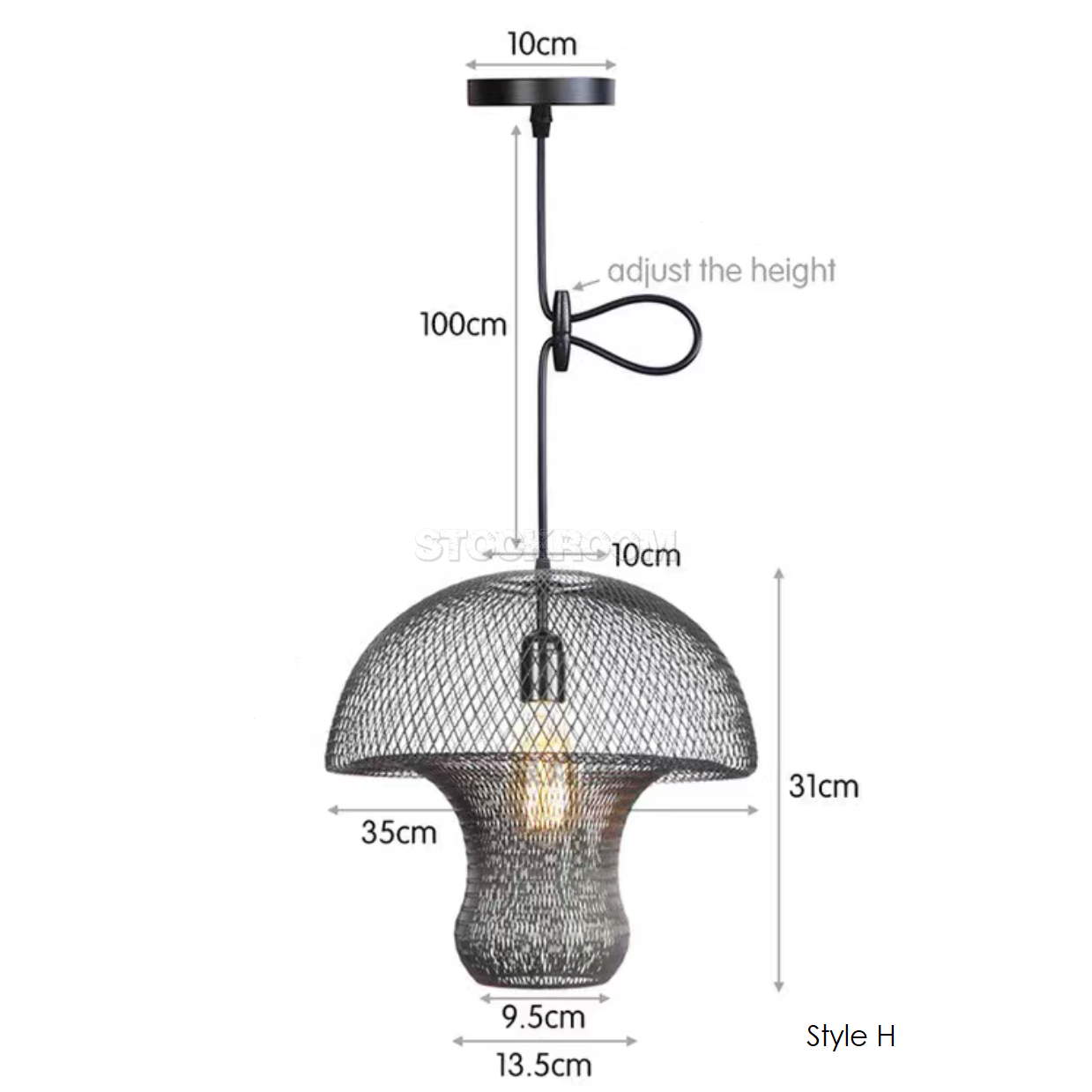 Hennessy Mesh Pendant Lamp