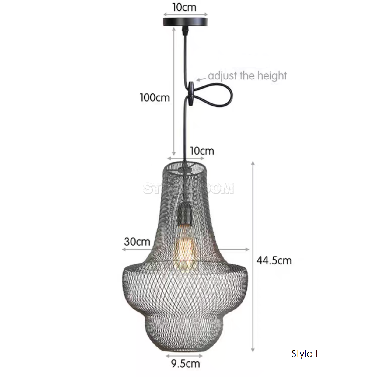 Hennessy Mesh Pendant Lamp