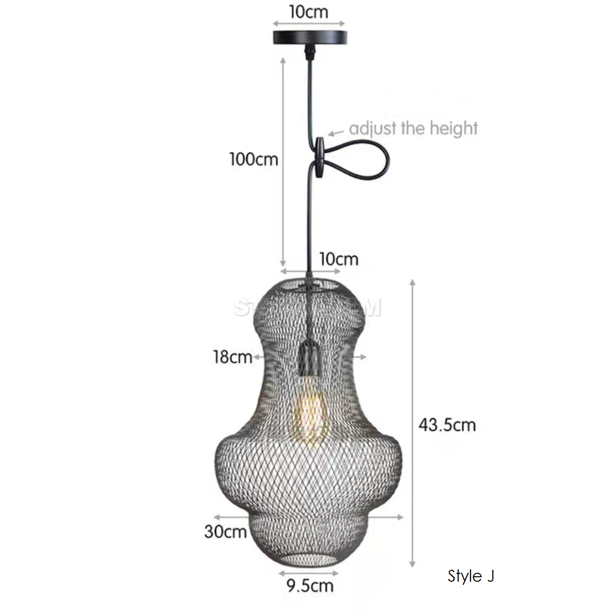 Hennessy Mesh Pendant Lamp