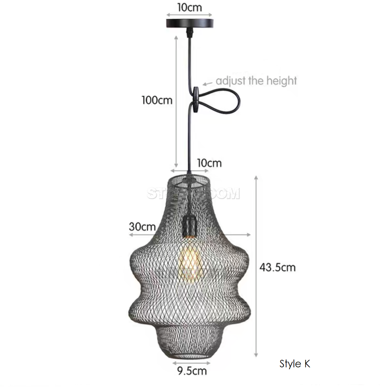 Hennessy Mesh Pendant Lamp