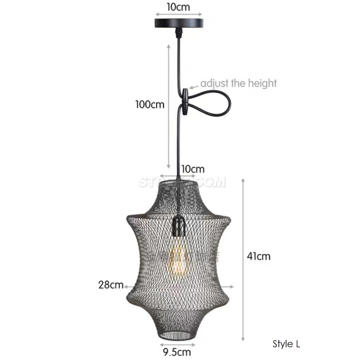 Hennessy Mesh Pendant Lamp