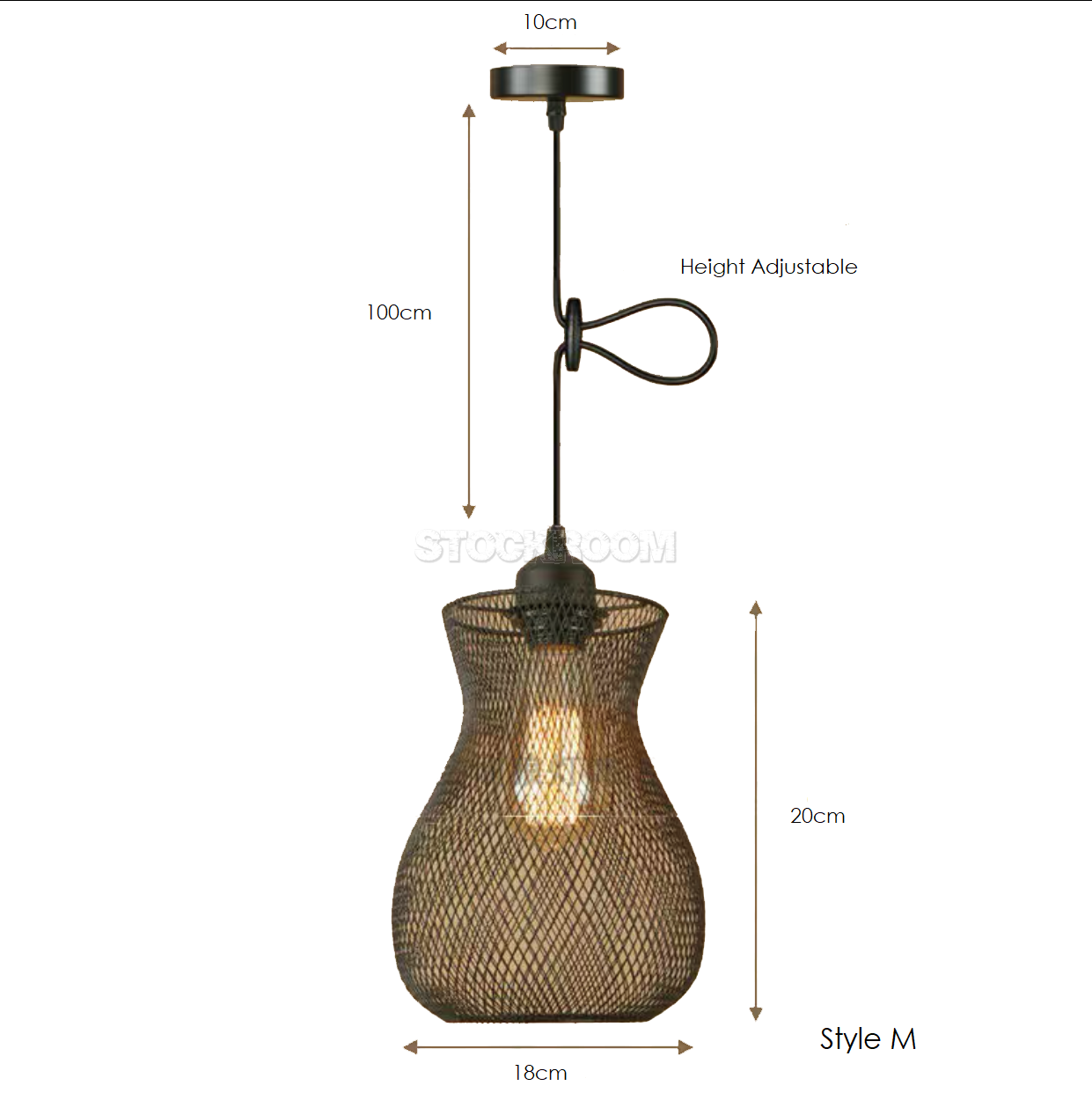 Hennessy Mesh Pendant Lamp