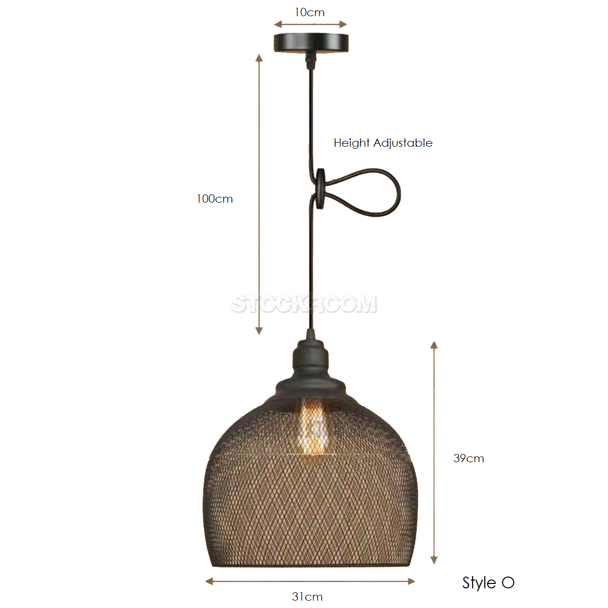 Hennessy Mesh Pendant Lamp