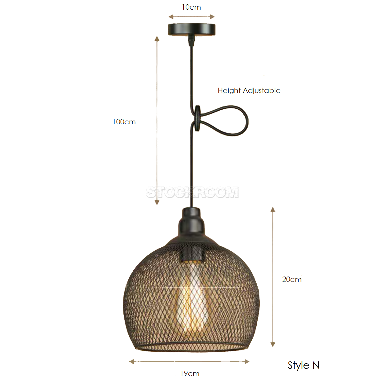 Hennessy Mesh Pendant Lamp