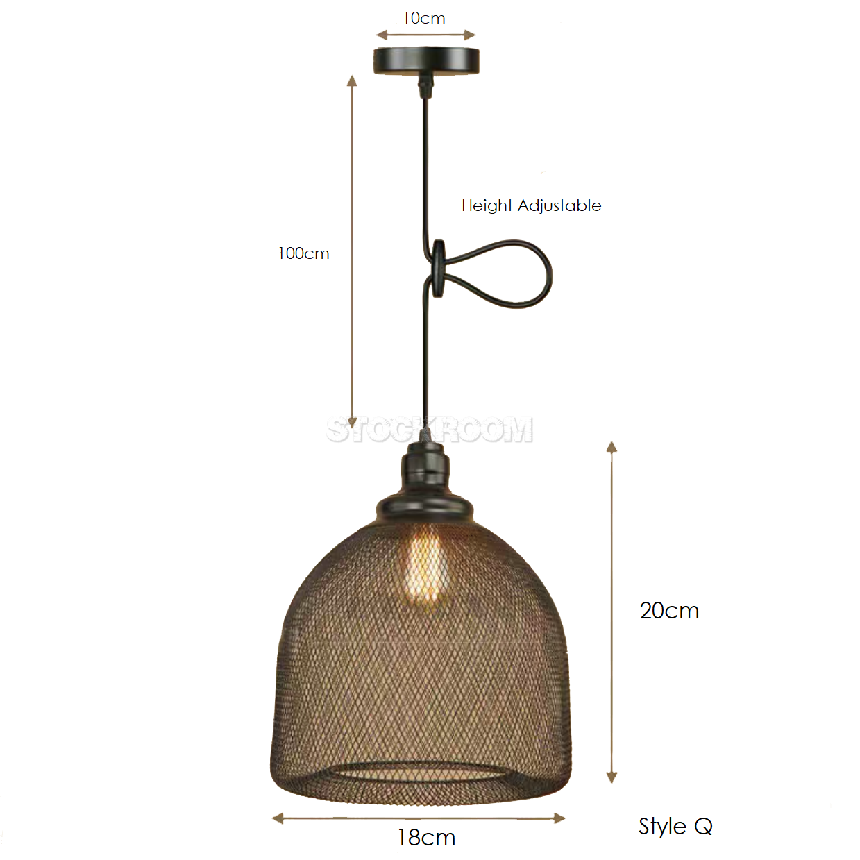 Hennessy Mesh Pendant Lamp