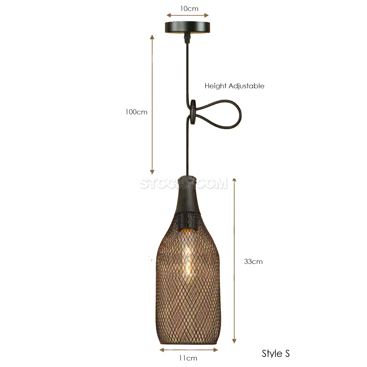 Hennessy Mesh Pendant Lamp