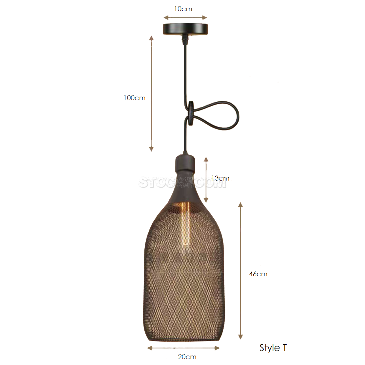 Hennessy Mesh Pendant Lamp