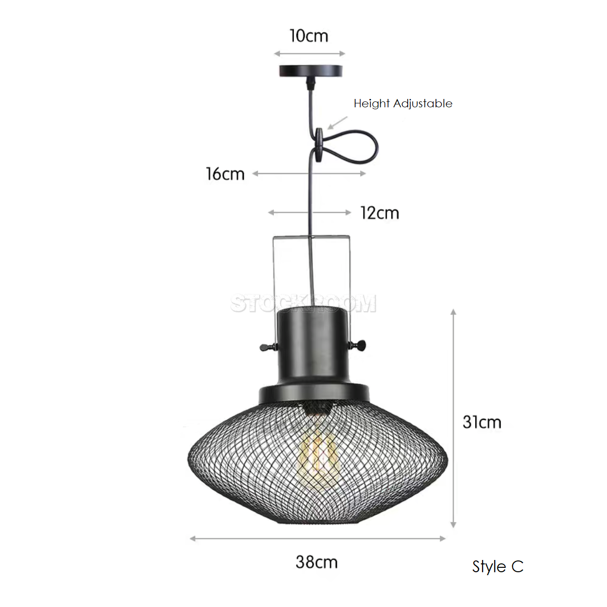 Hennessy Mesh Pendant Lamp