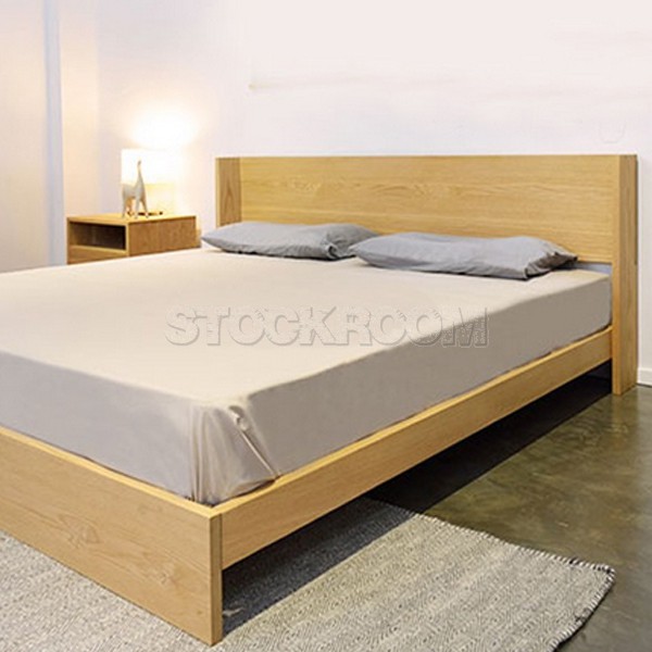 Herman Solid Oak Wood Bed Frame