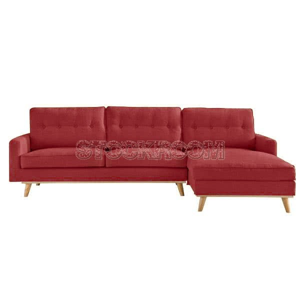 Hoover Fabric L-Shape Sofa 