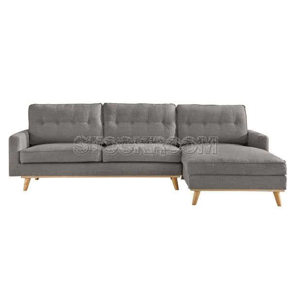 Hoover Fabric L-Shape Sofa 