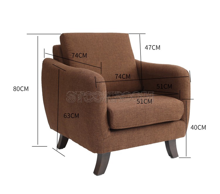 Hudson Fabric Armchair