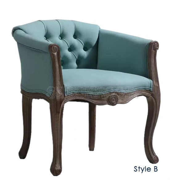 Baci Milano Style Armchair / Lounge Chair - Fabric