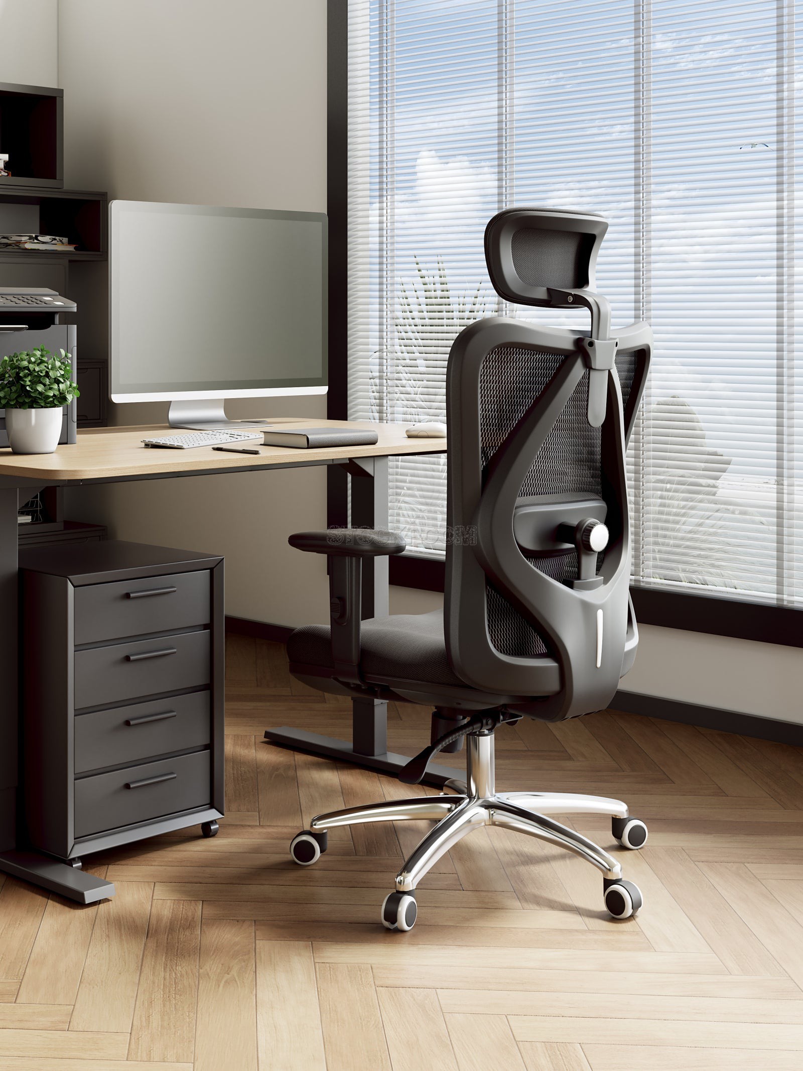 Dexter Style Ergonomic Mid-back Office Chair