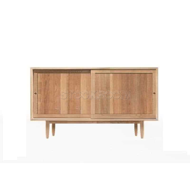 Sabrina Solid Oak Wood Storage Cabinet / Sideboard