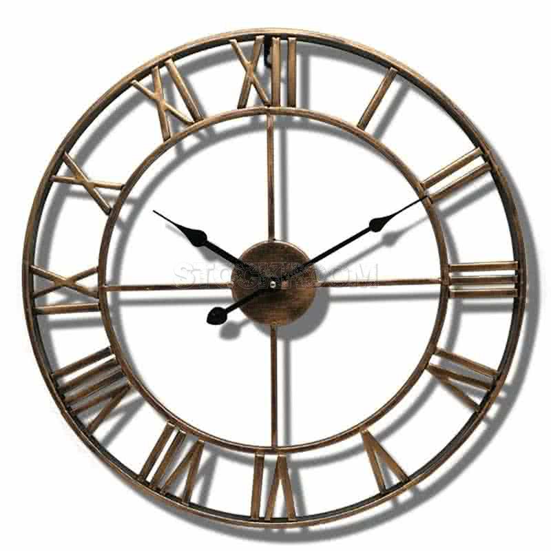 Loft Style Iron Wall Clock