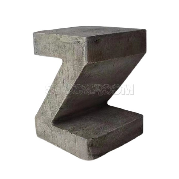 Industrial Style Light-Weight Concrete Accent Table