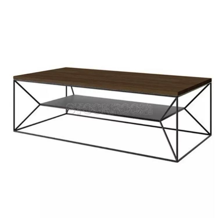Jace Industrial Style Coffee Table