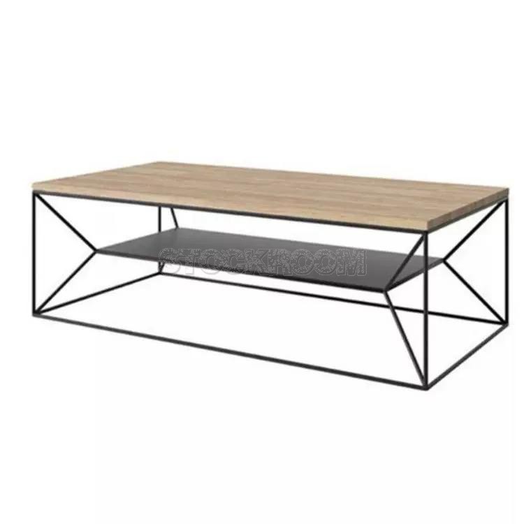 Jace Industrial Style Coffee Table