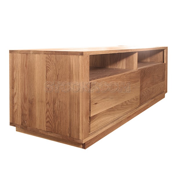 Jacob Solid Oak Wood TV Cabinet