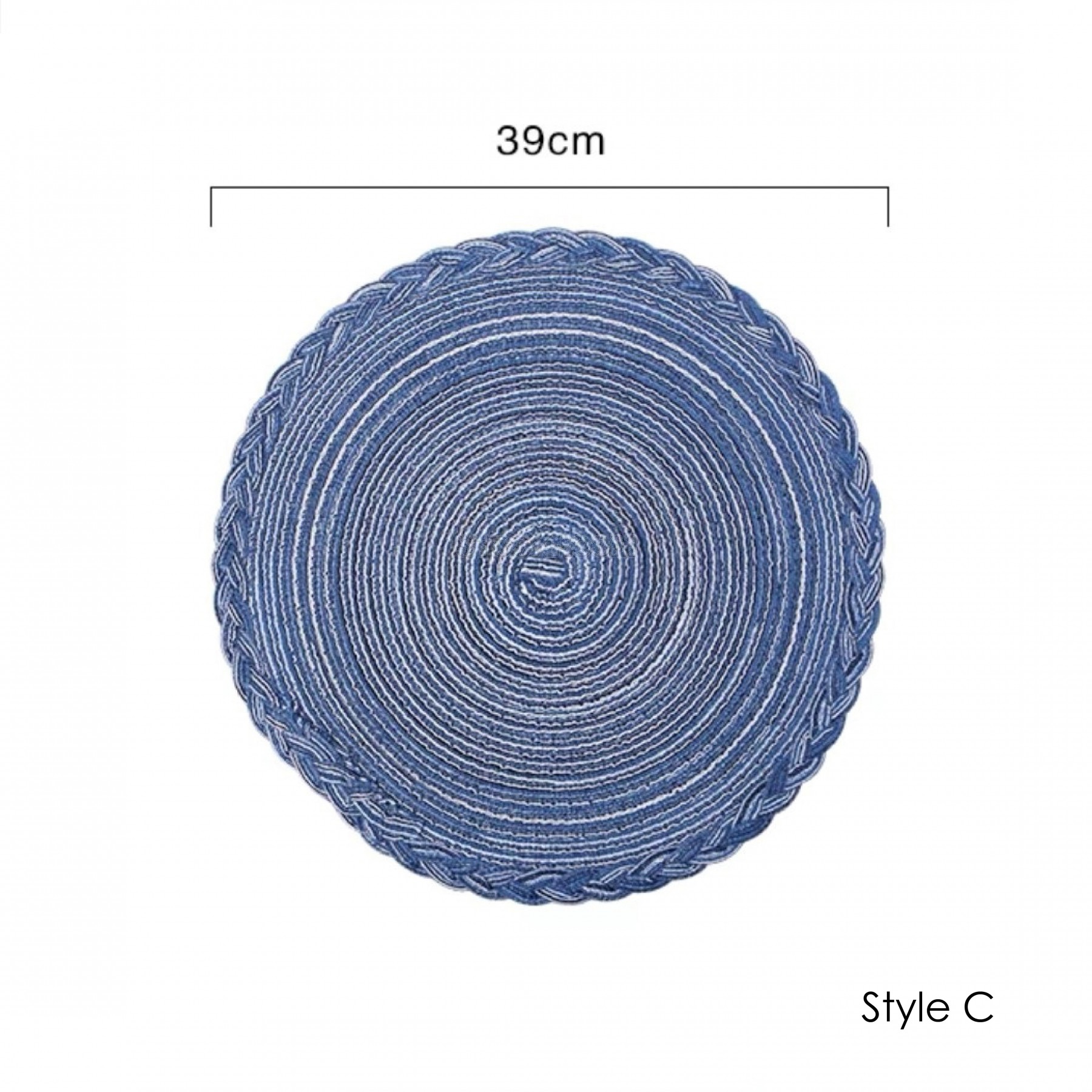 Contemporary Linen Round Dining Table Placemats