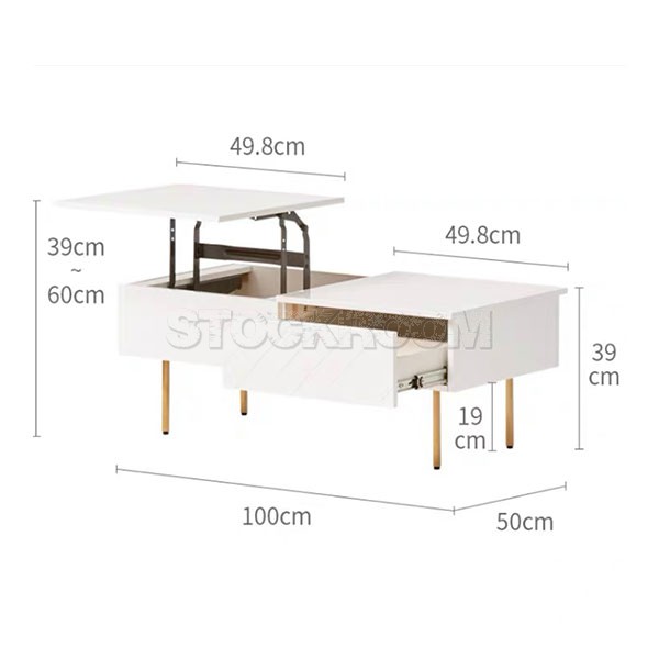 Javier Coffee Table with Storage