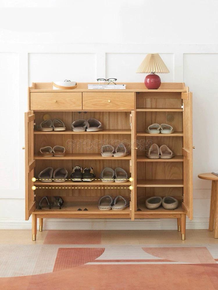 Jemma Solid Wood Shoes Cabinet