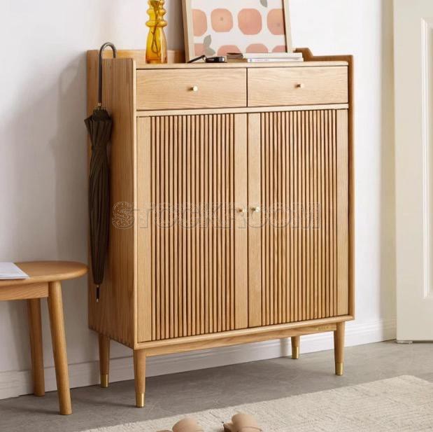 Jemma Solid Wood Shoes Cabinet