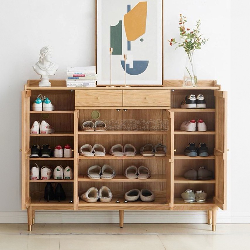 Jemma Solid Wood Shoes Cabinet