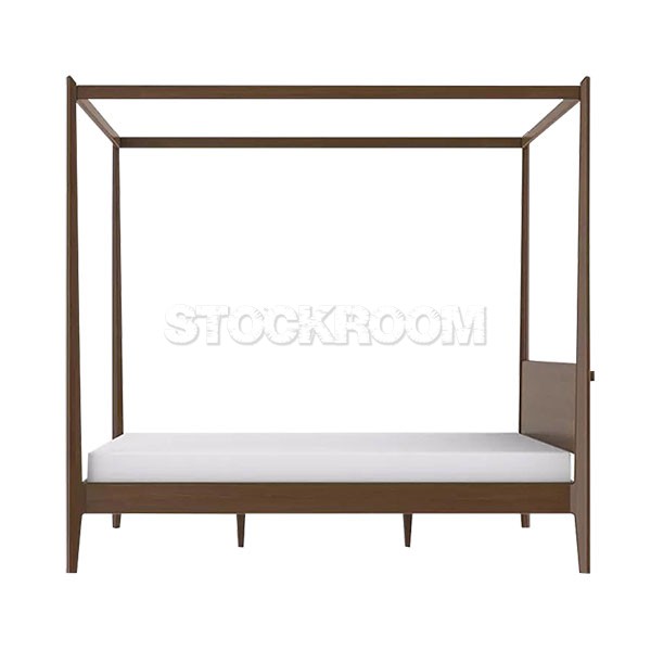 Jenson Solid Oak Wood Bed Frame