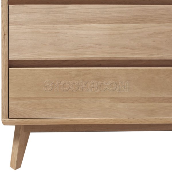 Jericho 3 drawers Solid Oak Wooden Chest