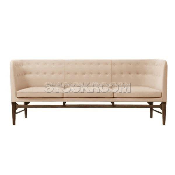 Joel Scandinavian Style Fabric Sofa