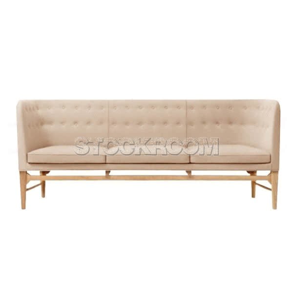 Joel Scandinavian Style Fabric Sofa