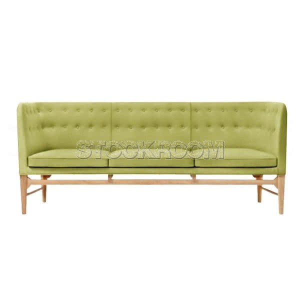 Joel Scandinavian Style Fabric Sofa