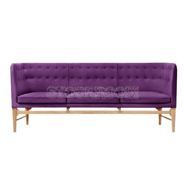 Joel Scandinavian Style Fabric Sofa