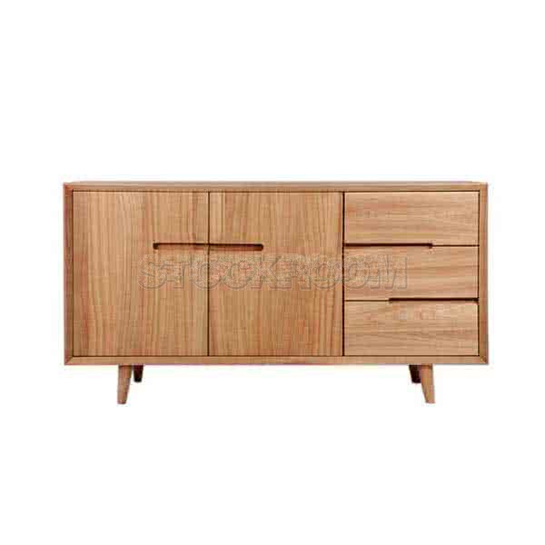 Johnson Solid Oak Wood Sideboard